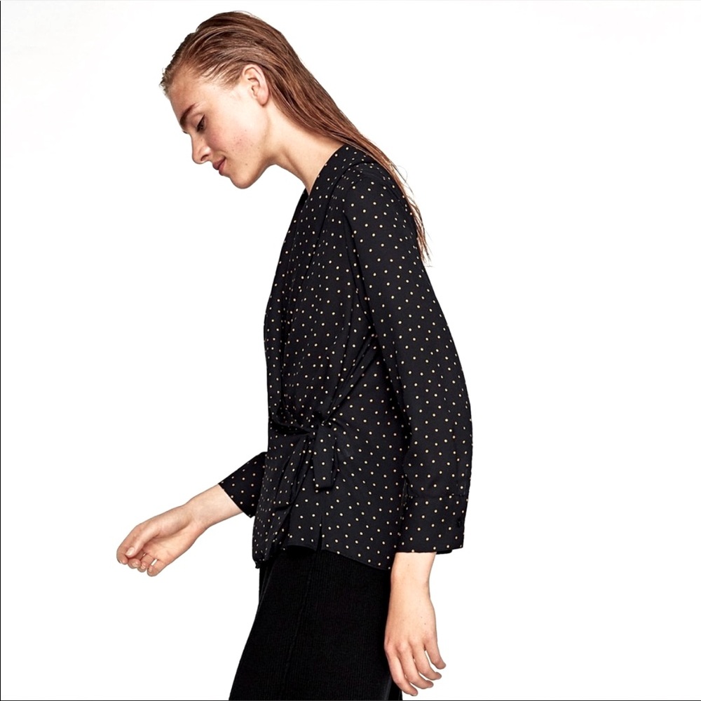 Zara Wrap Blouse